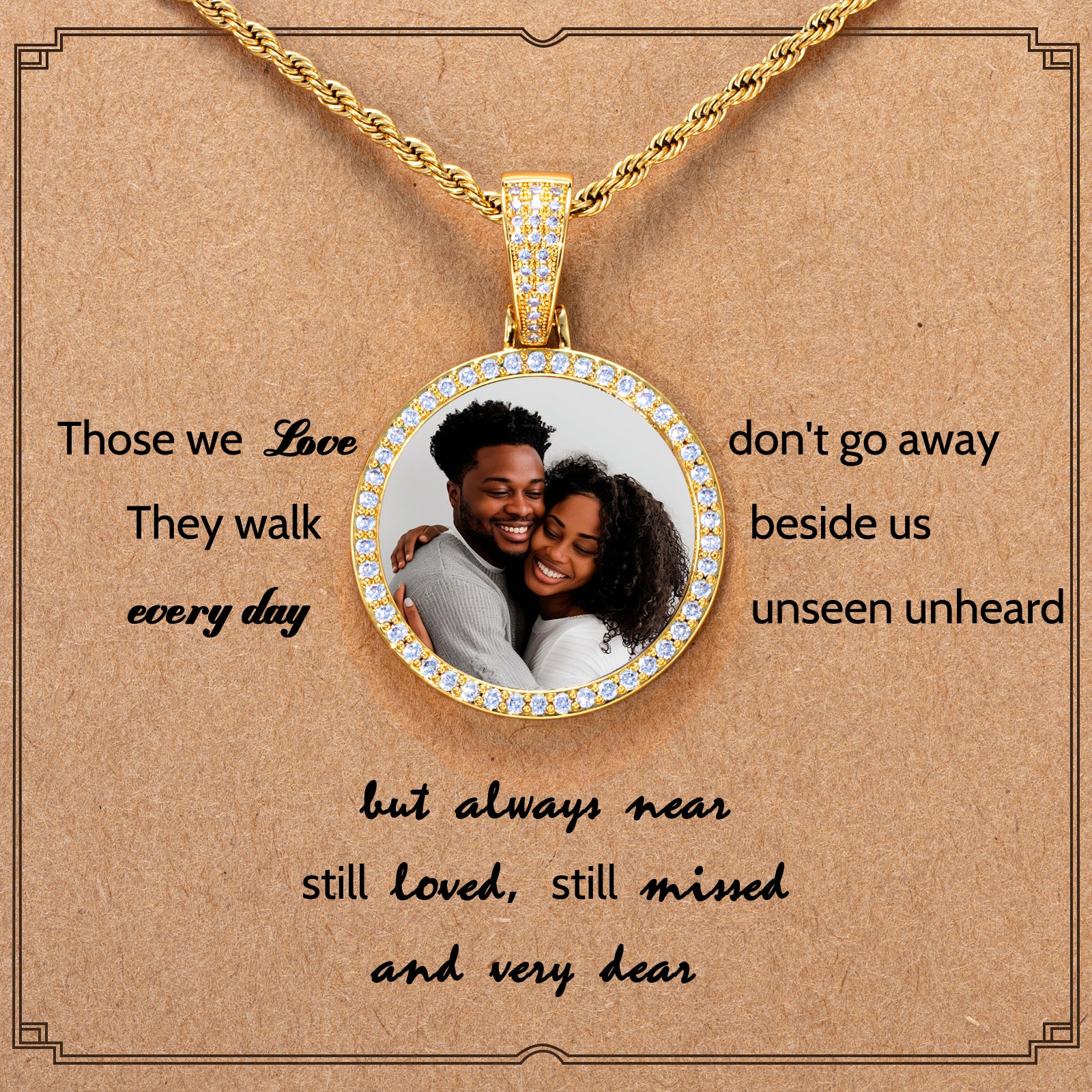 45mm Round Custom Photo Pendant