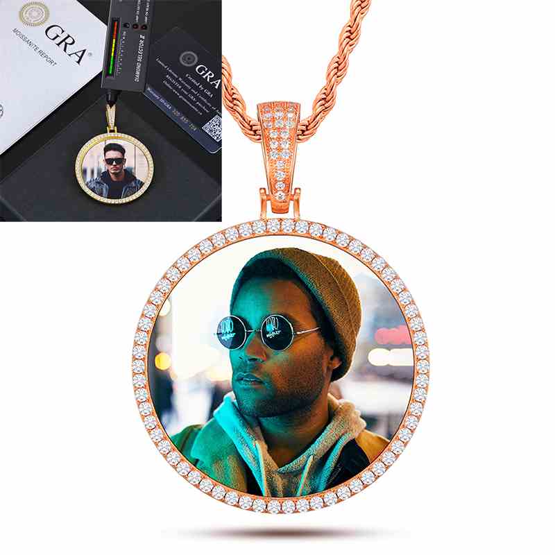 45mm Round Custom Photo Pendant