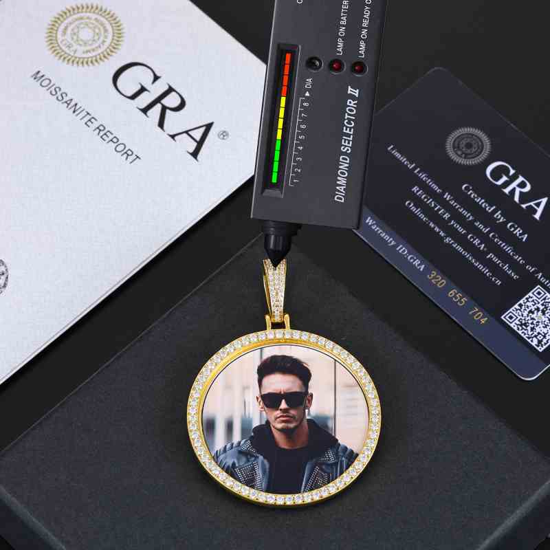 45mm Round Custom Photo Pendant