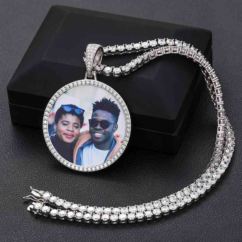 45mm Round Custom Photo Pendant