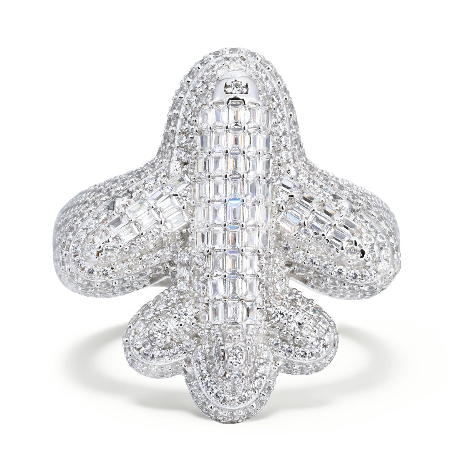 S925 Baguette Airplane Ring