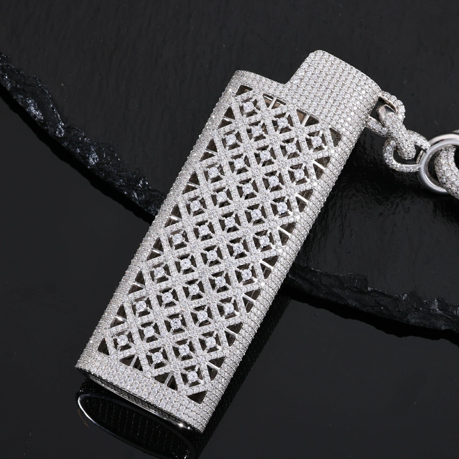 Buss Down Moissanite Lighter Case