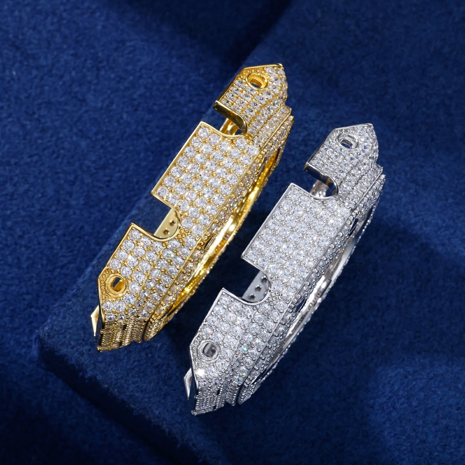 S925 Moissanite Bust Down Watch Bezel Case - GA2100