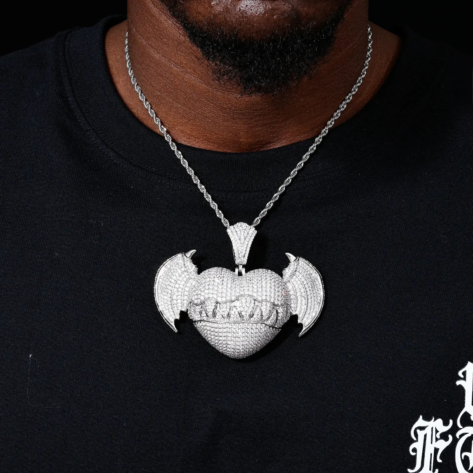 Oversized The Seven Deadly Sins - Greed Heart Pendant