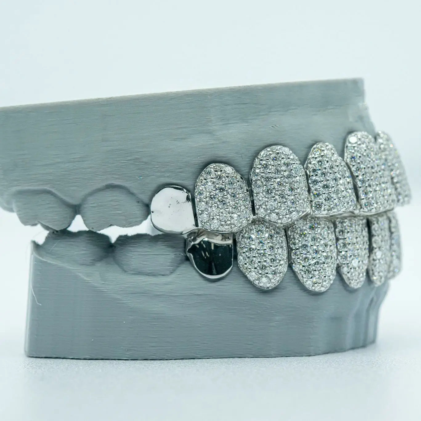 S925 End Cap VVS Moissanite Diamond Grillz