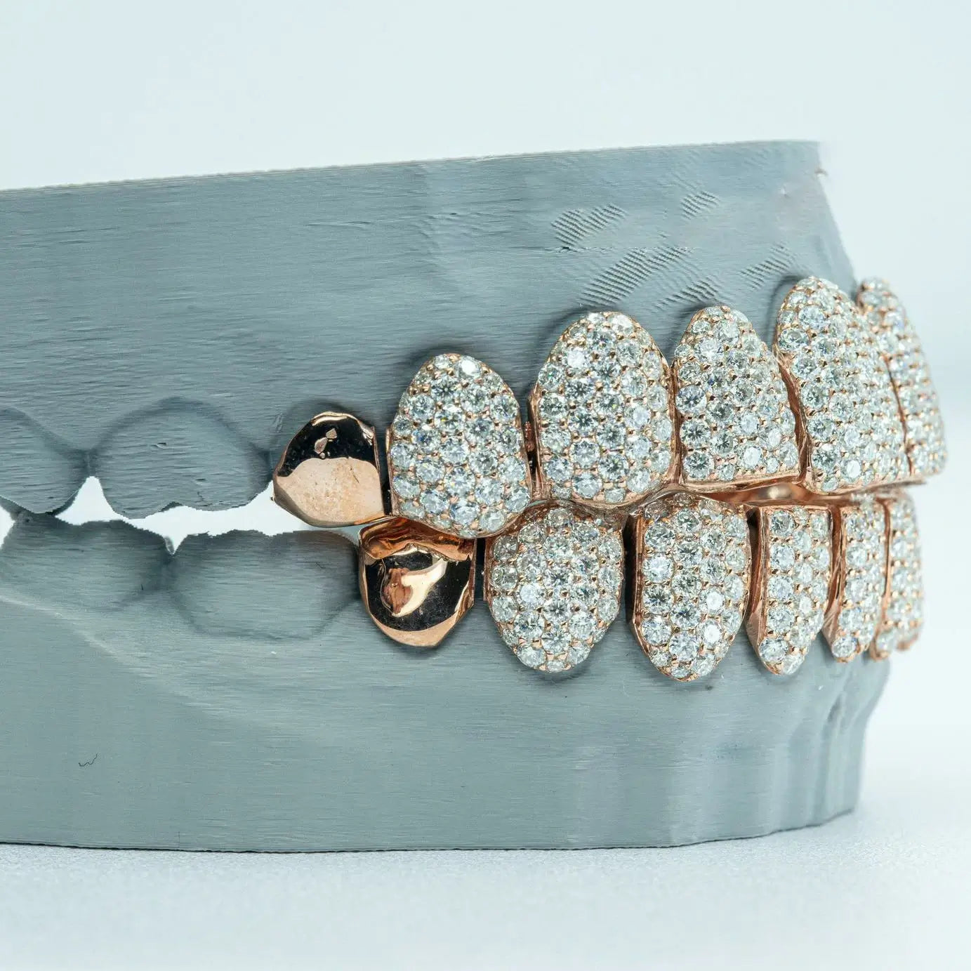 S925 End Cap VVS Moissanite Diamond Grillz