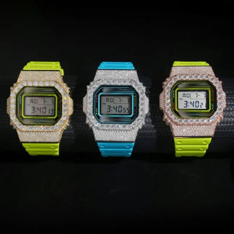 S925 Moissanite Buss Down Watch Case - DW5600