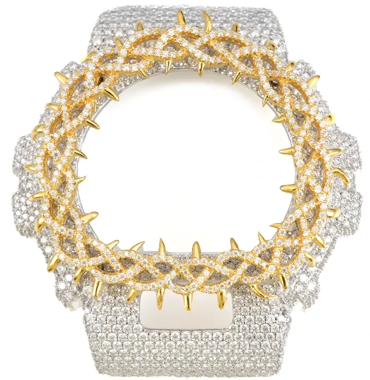 S925 Moissanite Vine Thorns Watch Case for DW6900