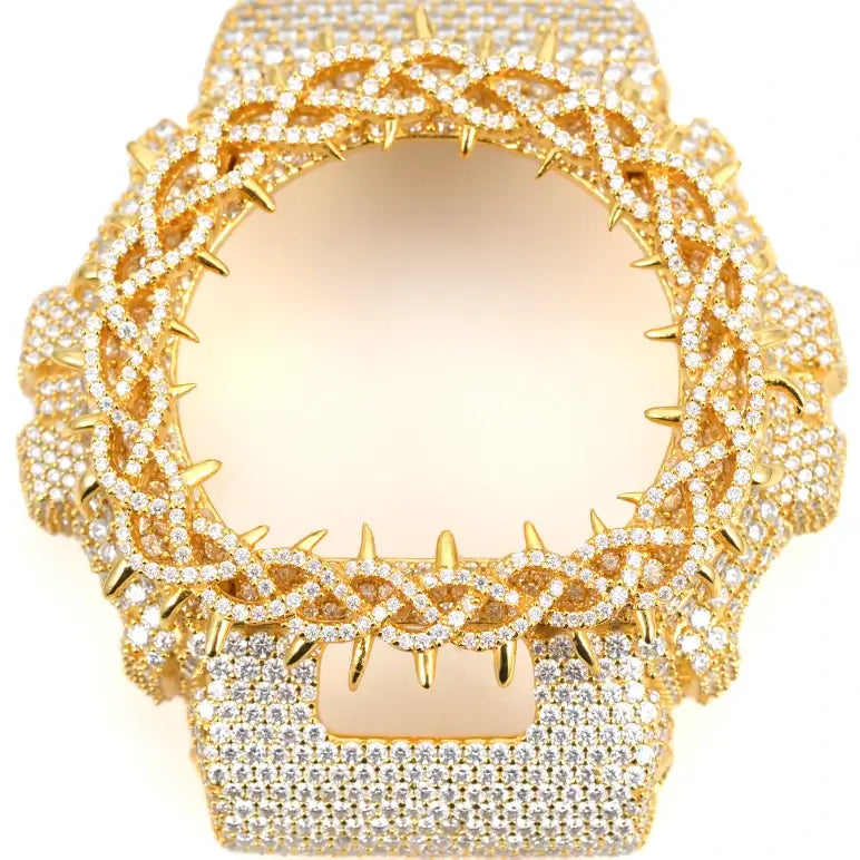 S925 Moissanite Vine Thorns Watch Case for DW6900