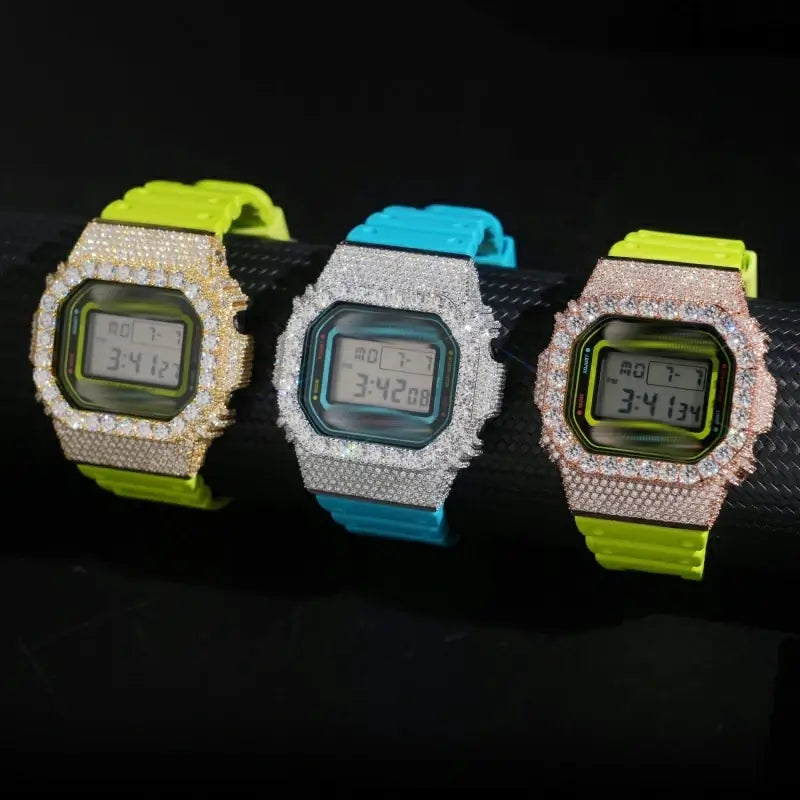 S925 Moissanite Buss Down Watch Case - DW5600