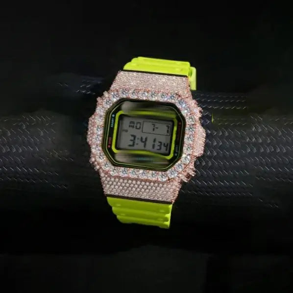 S925 Moissanite Buss Down Watch Case - DW5600