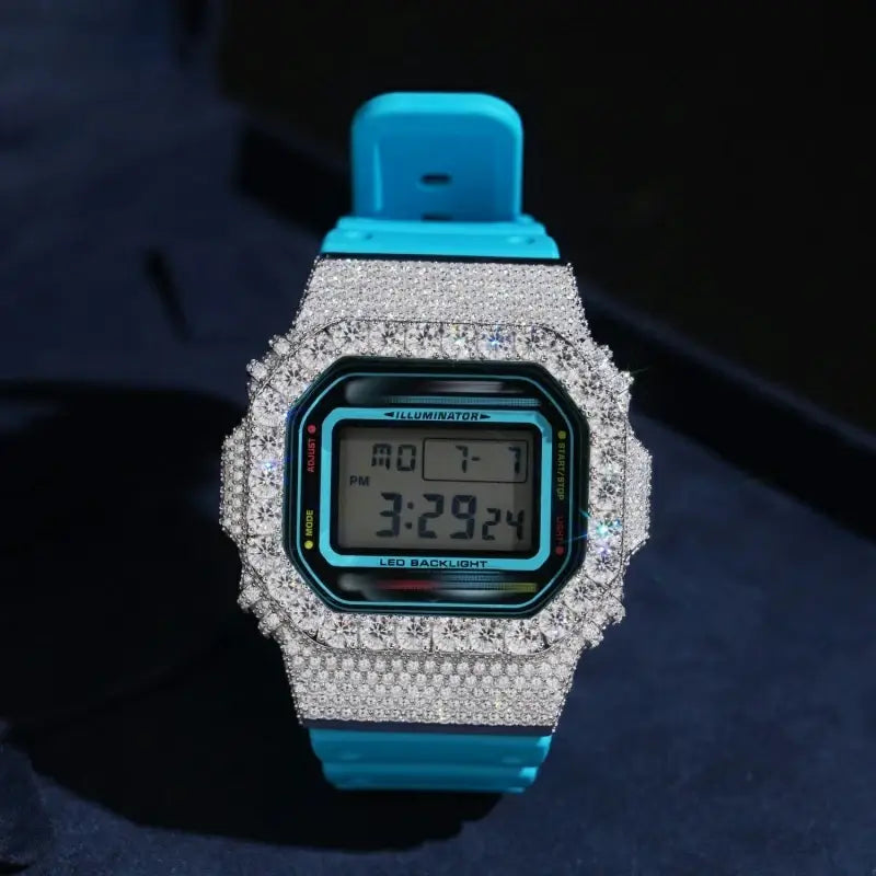 S925 Moissanite Buss Down Watch Case - DW5600