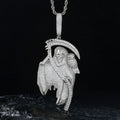 S925 Moissanite Grim Reaper Pendant