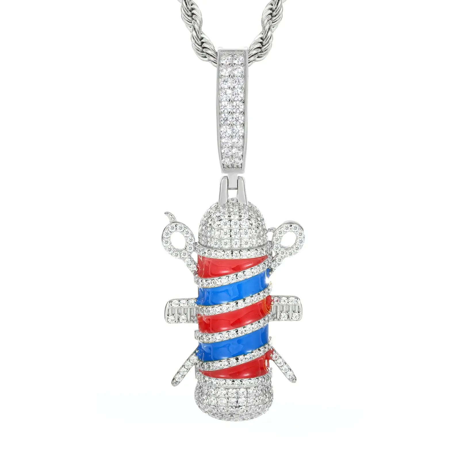 S925 Moissanite Hairstylist Pendant
