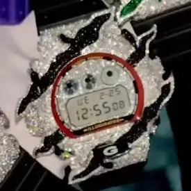 S925 Moissanite Flame Watch Case for DW6900