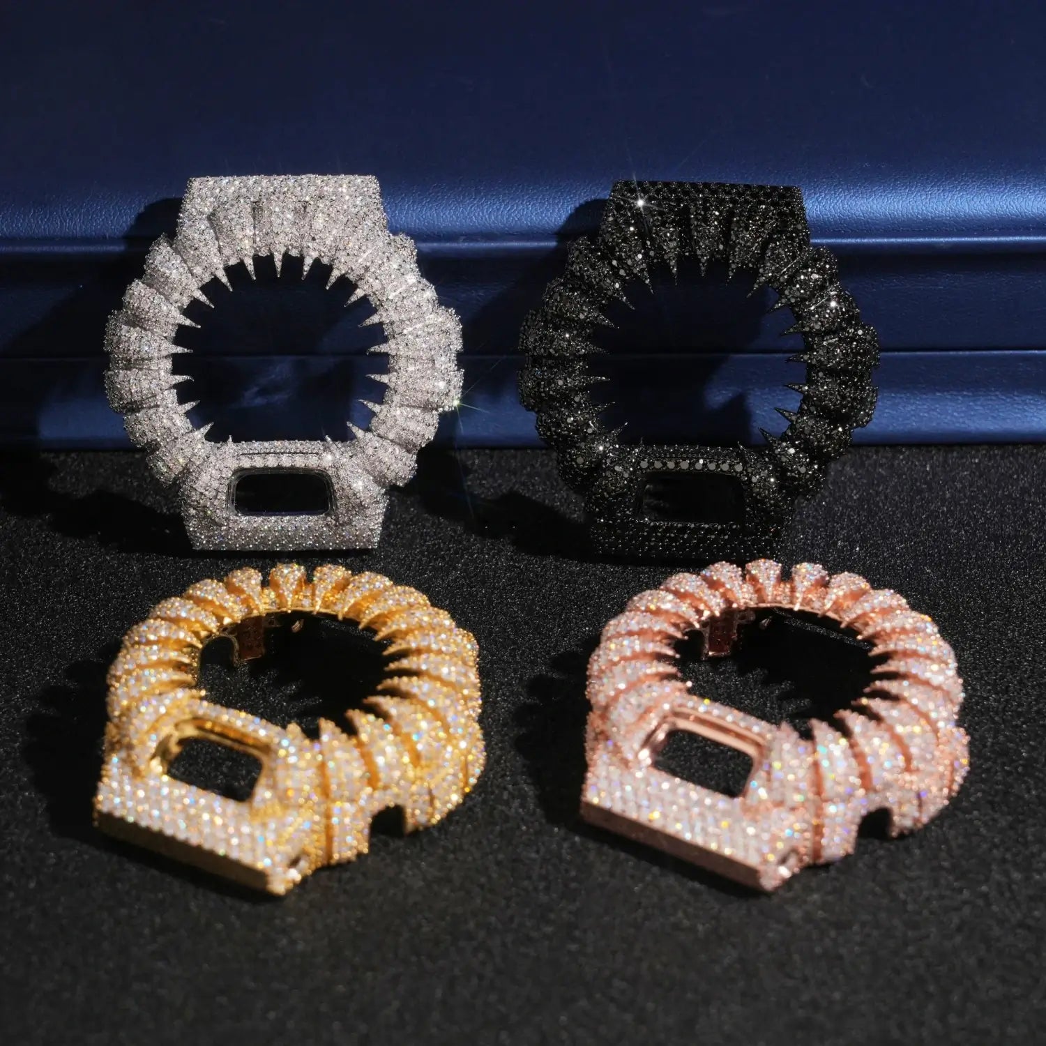 S925 Moissanite Claw Watch Case for DW6900