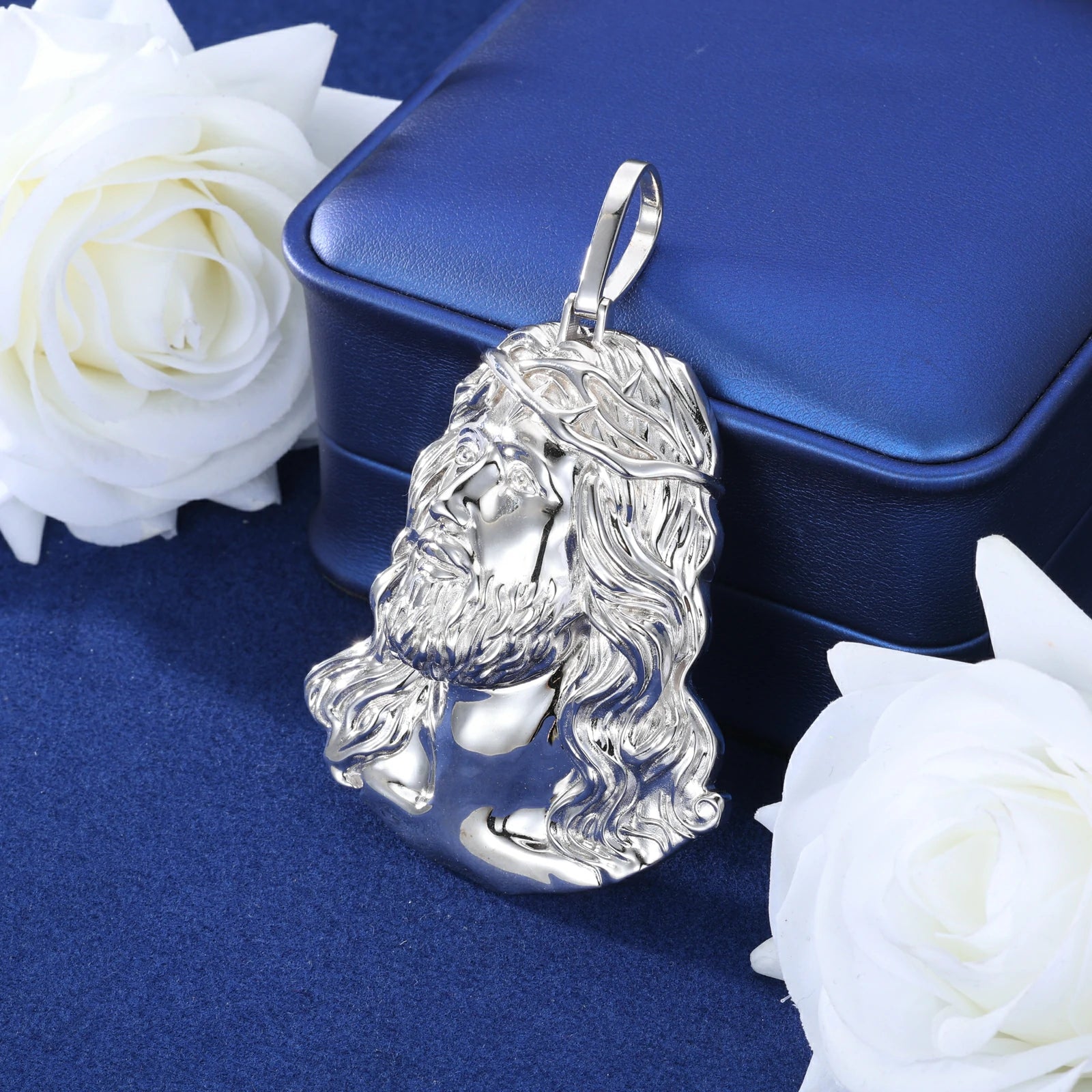 S925 Plain Jesus Piece Pendant