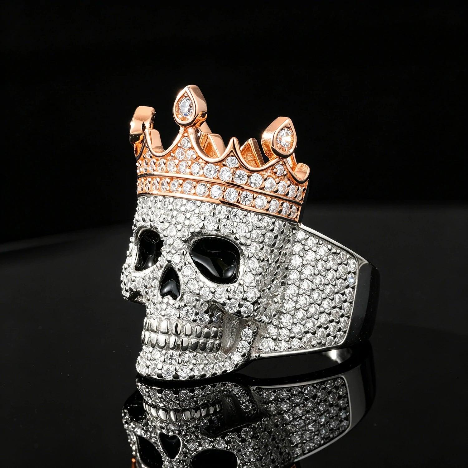 S925 Moissanite King Calvary Ring