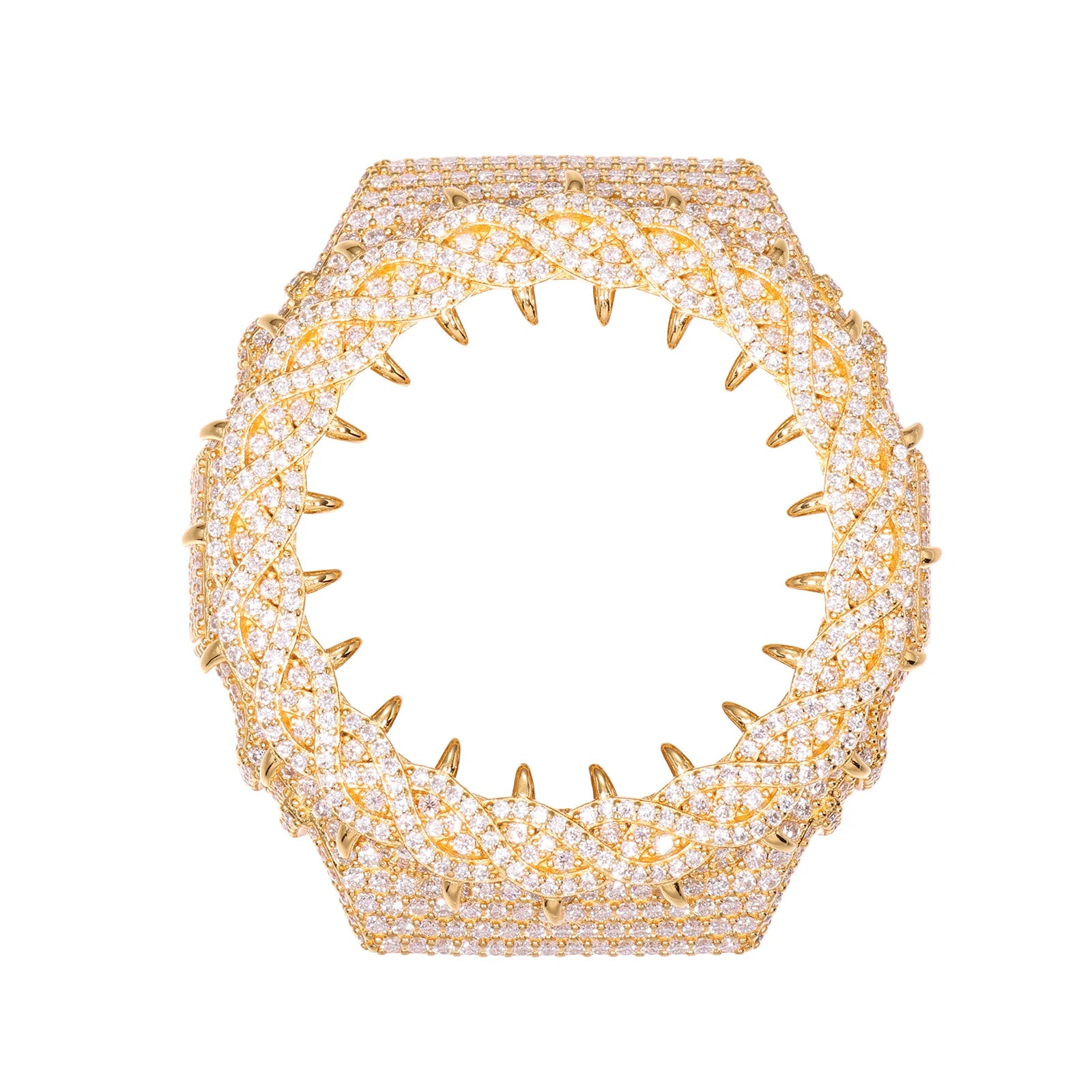 S925 Moissanite Thorns Watch Case for GA2100 SERIES