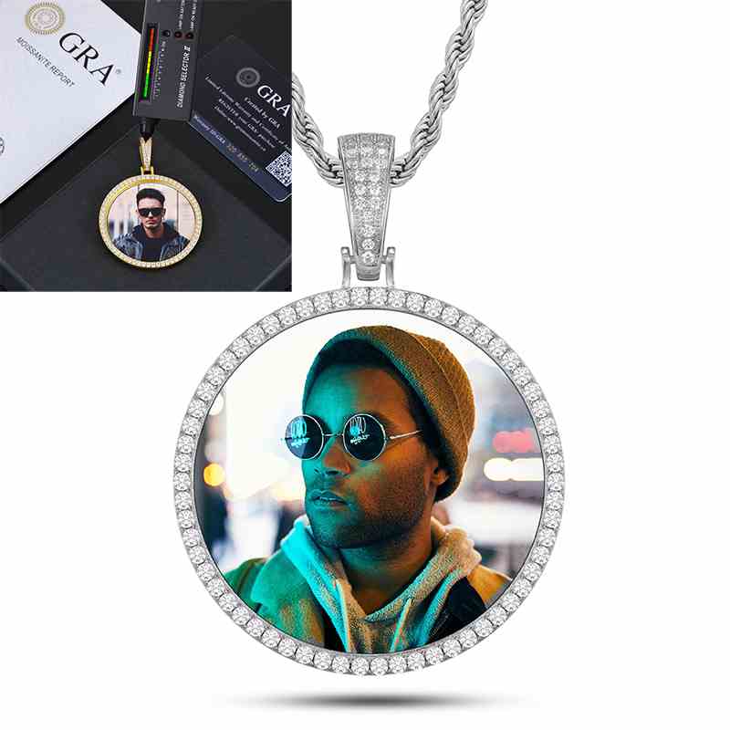 45mm Round Custom Photo Pendant