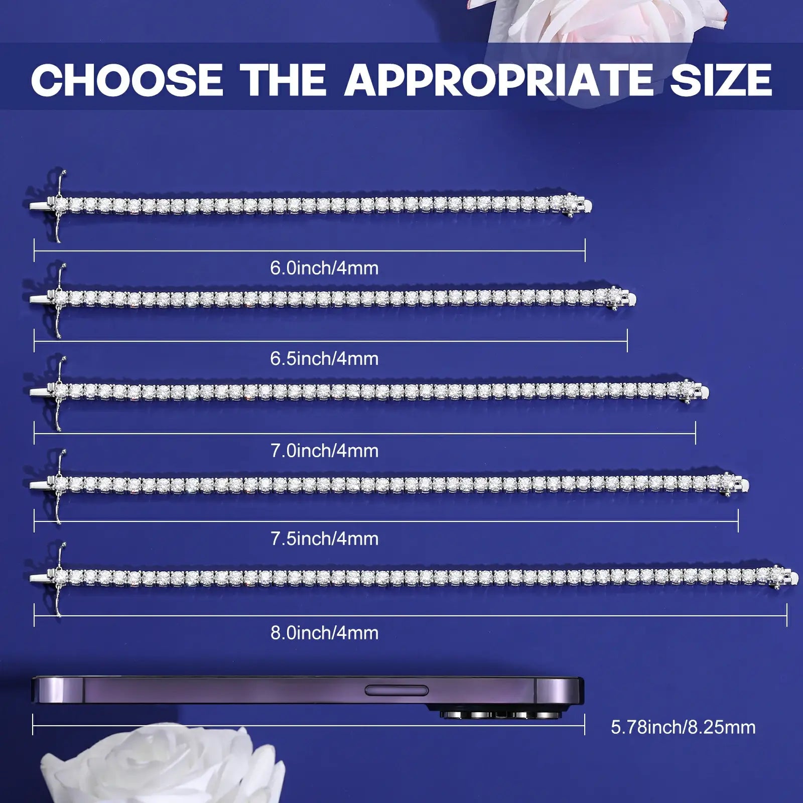 choose your right bracelet length