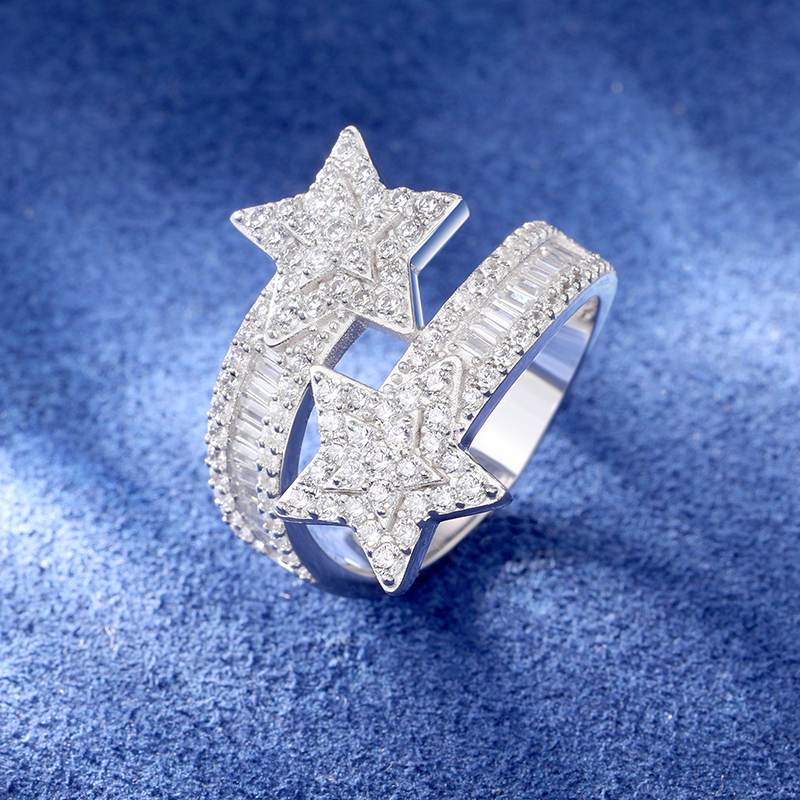 chunky star ring