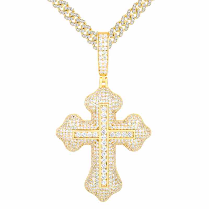 designer cross necklace