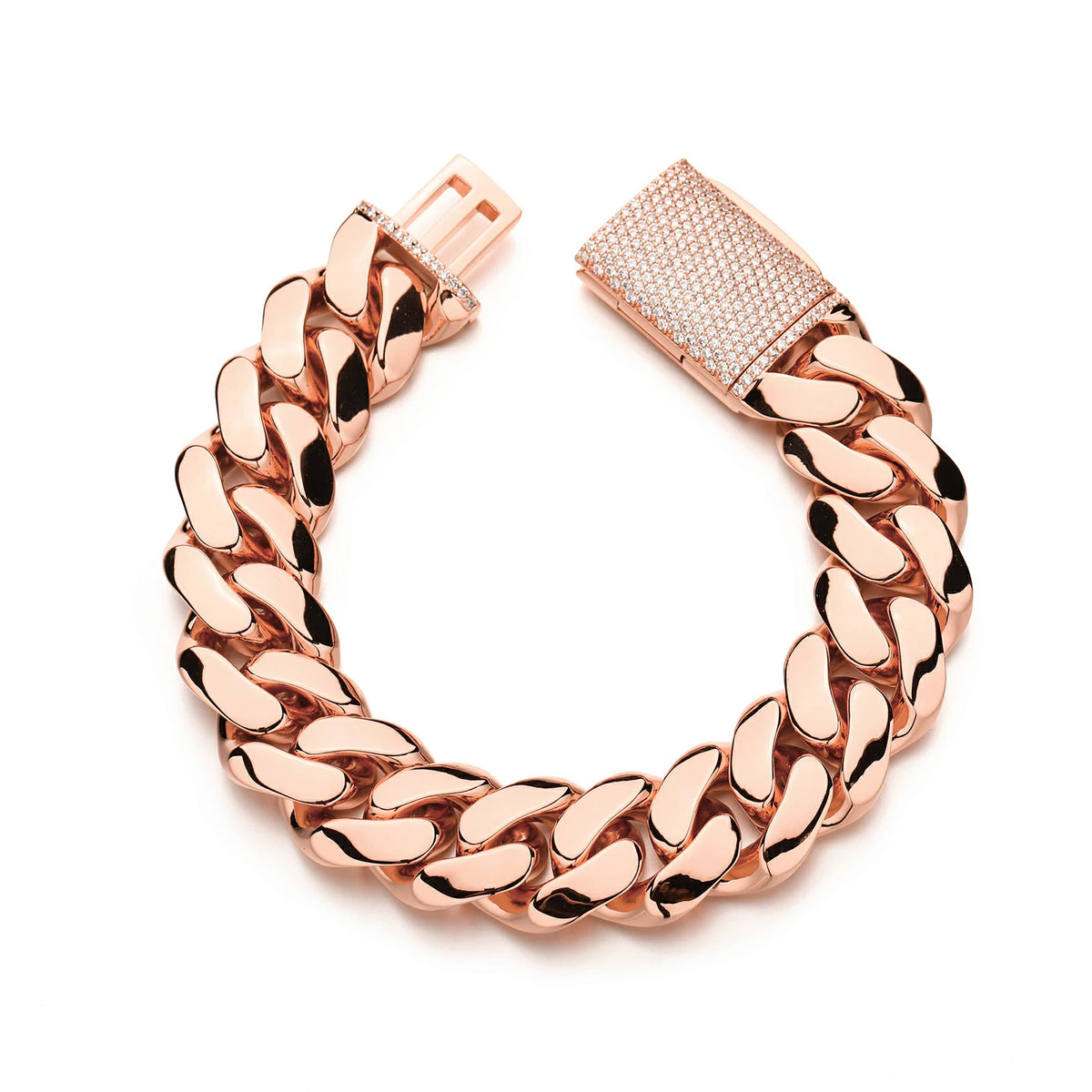 Diamond Buckle Miami Cuban Bracelet