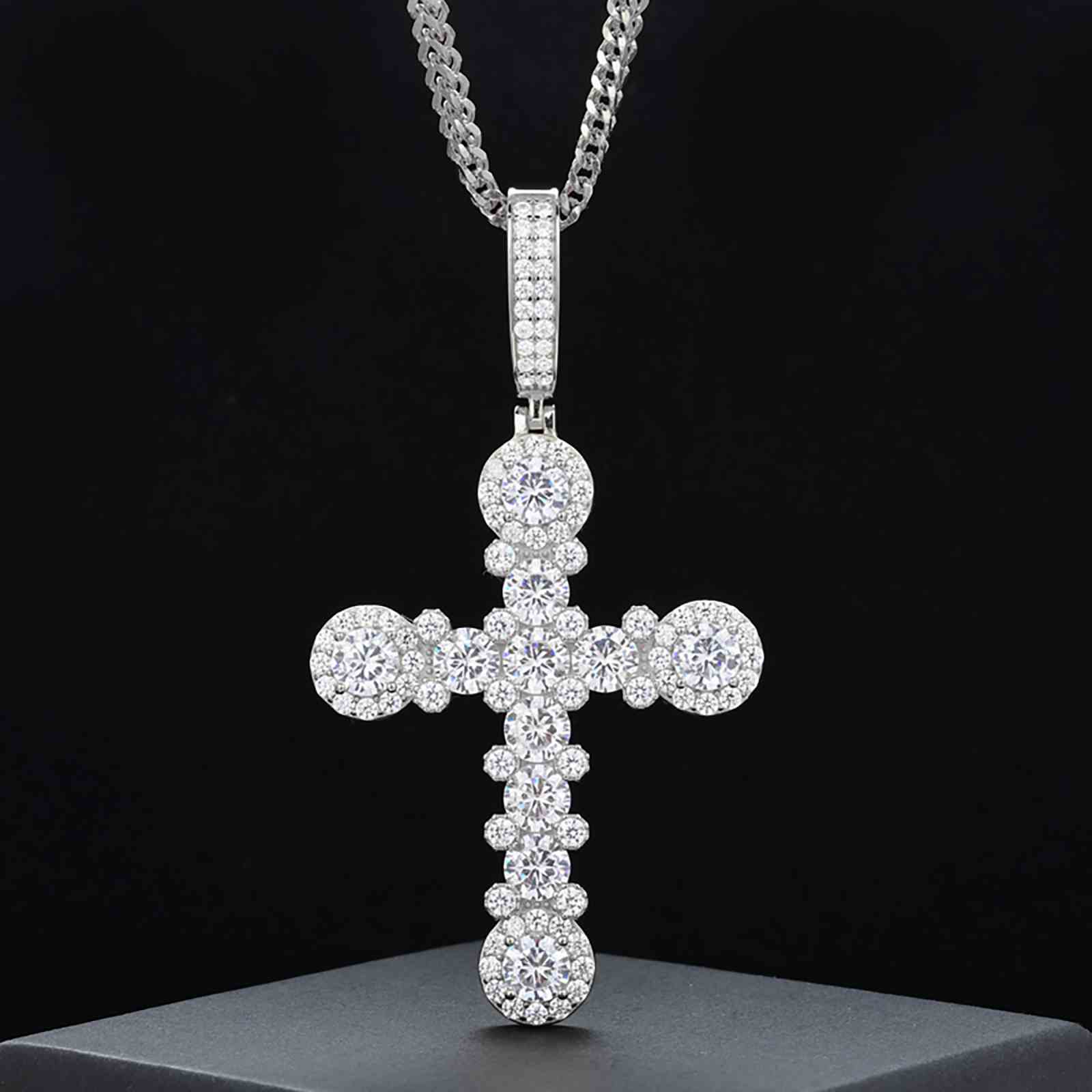 diamond cross necklace