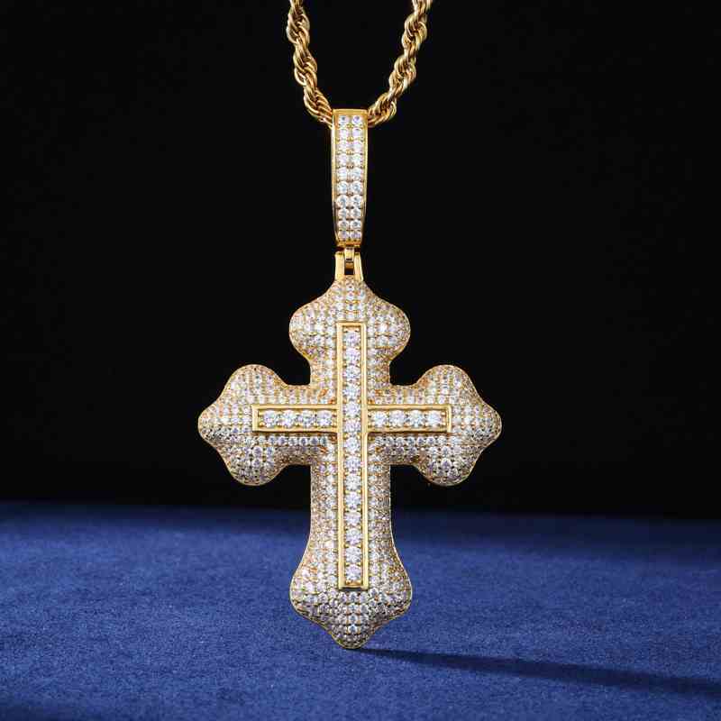 diamond cross pendant necklace