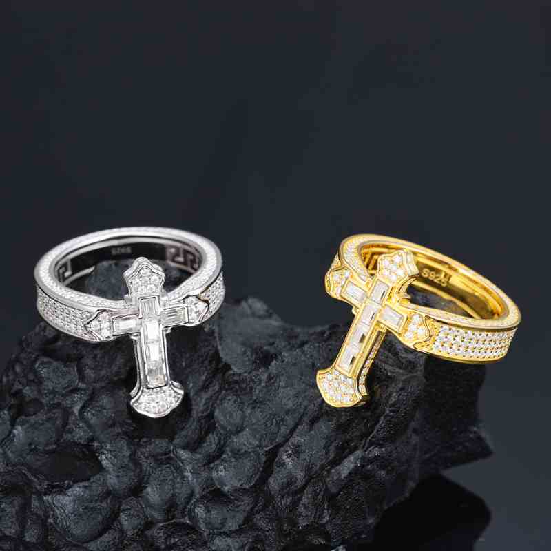 diamond cross ring