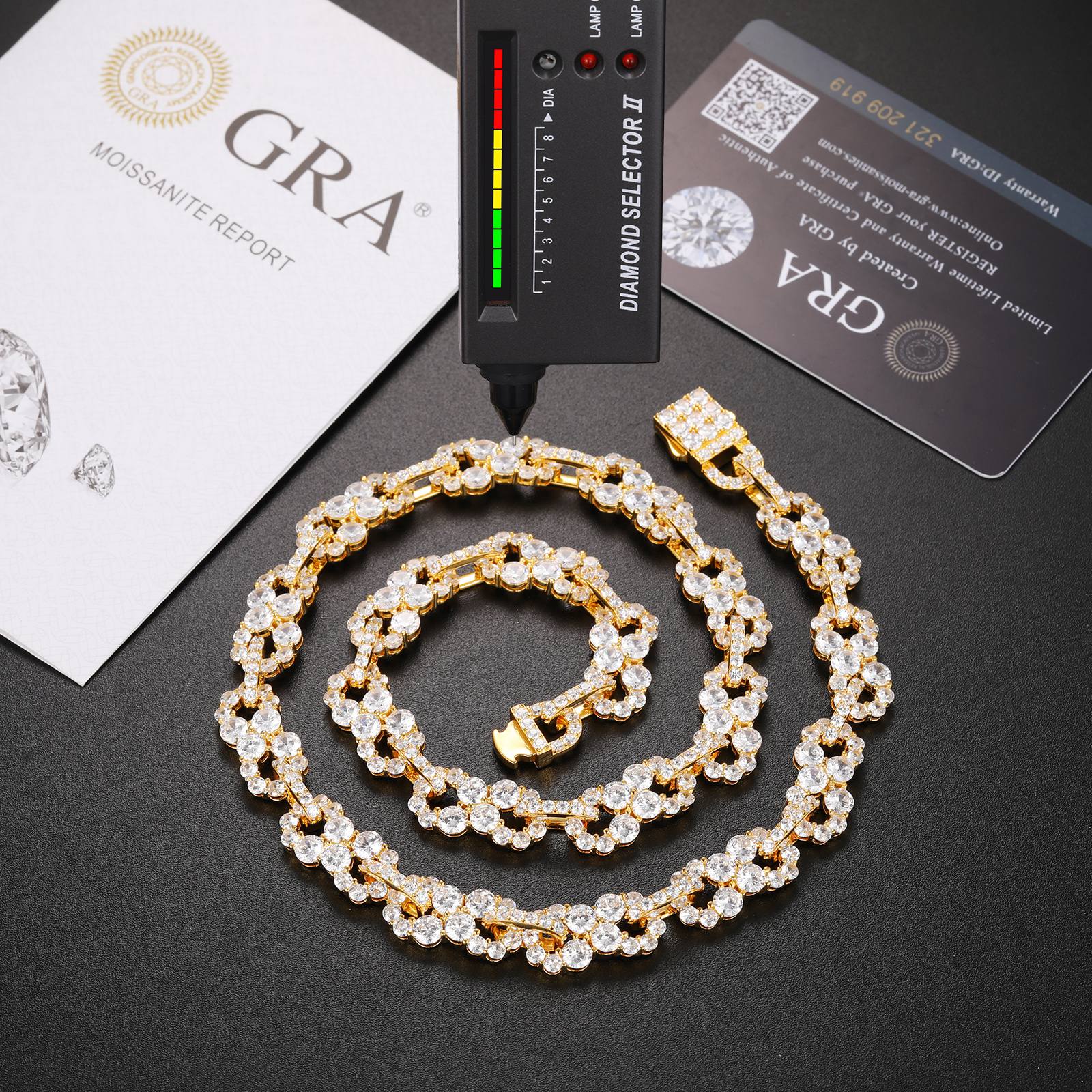 diamond infinity necklace