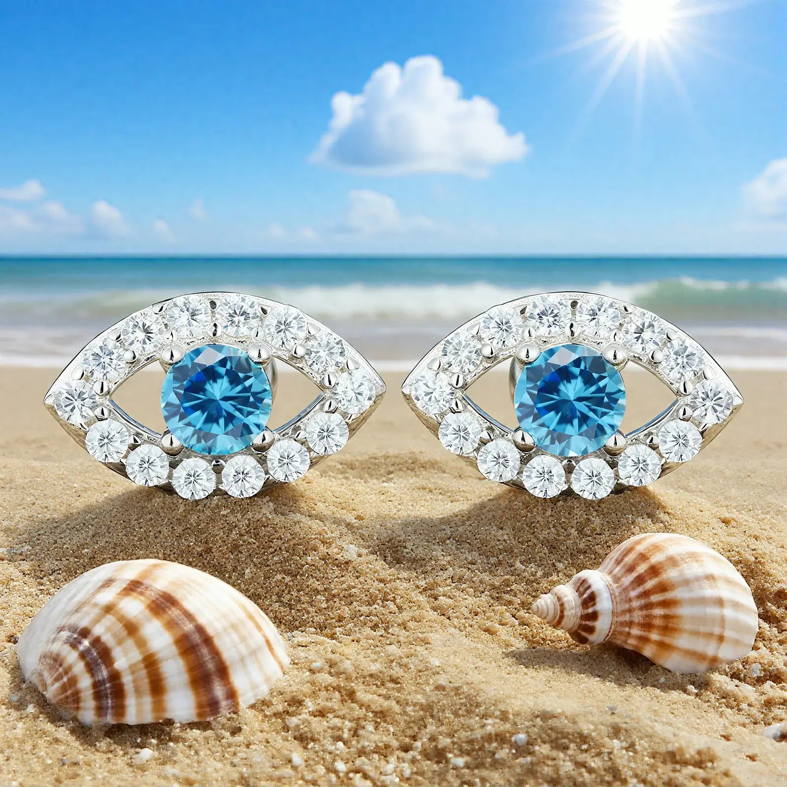 evil eye earrings