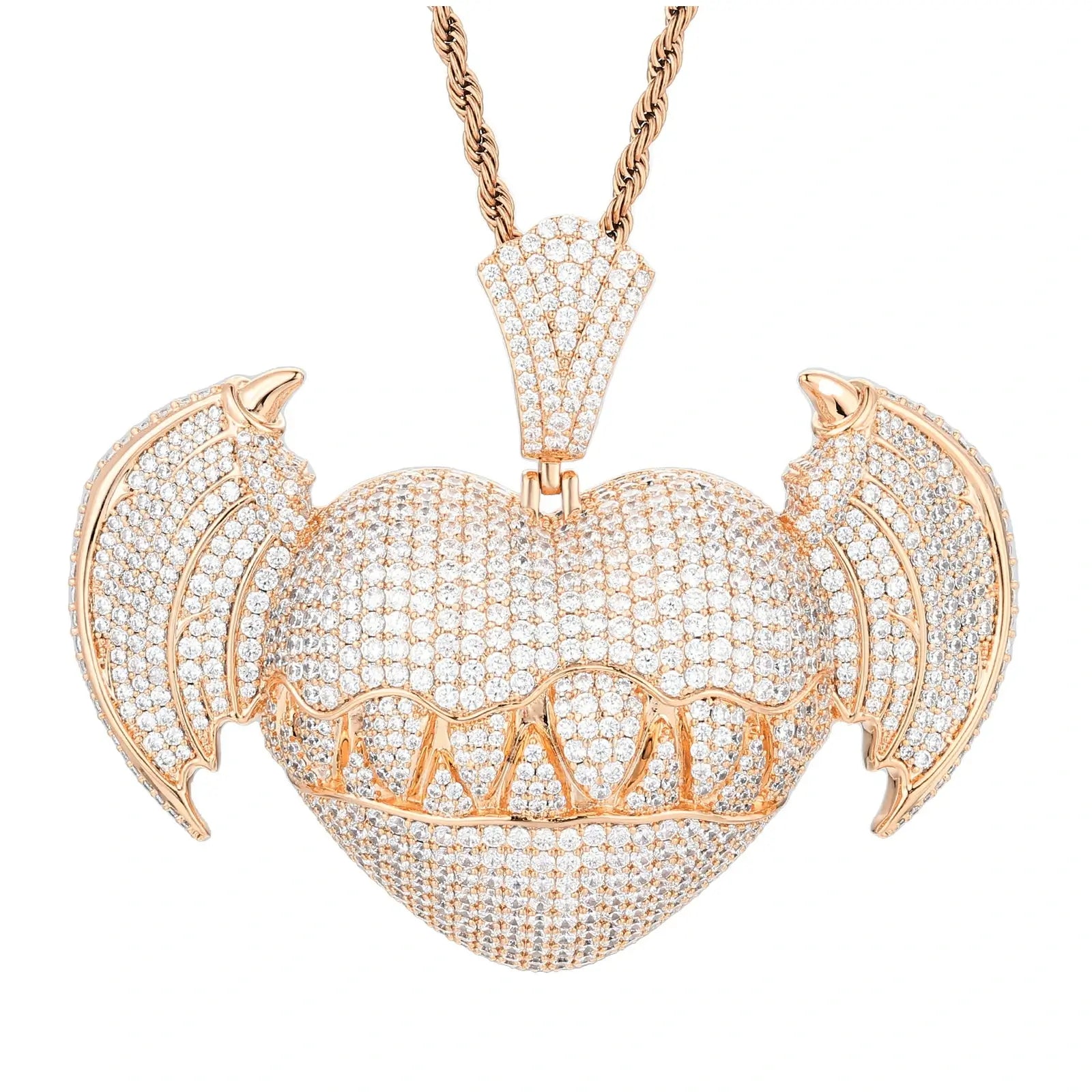 Oversized The Seven Deadly Sins - Greed Heart Pendant