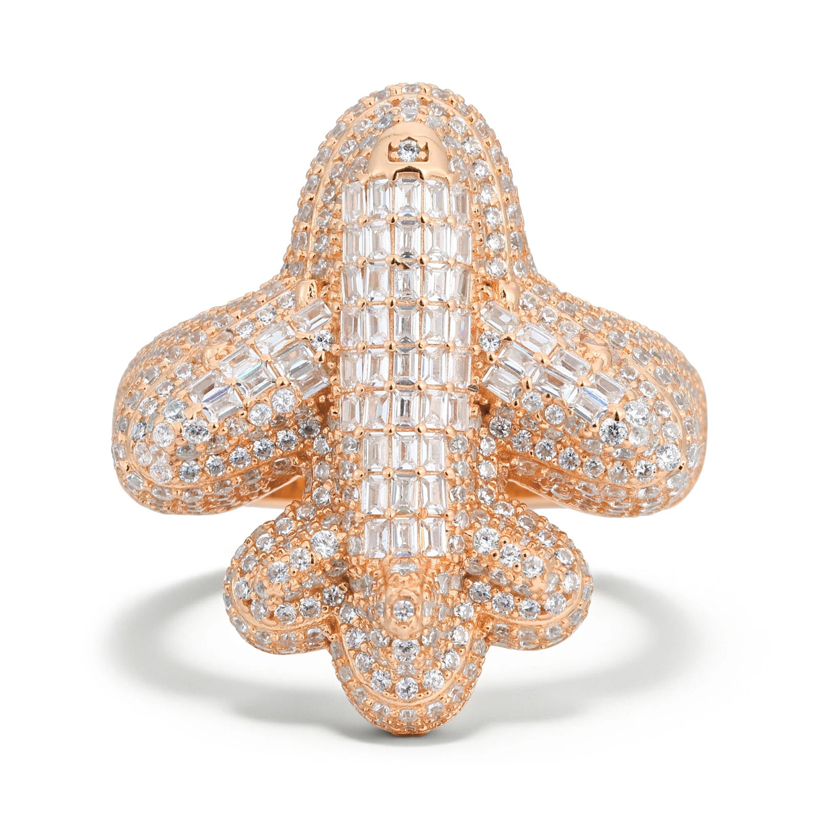 S925 Baguette Airplane Ring
