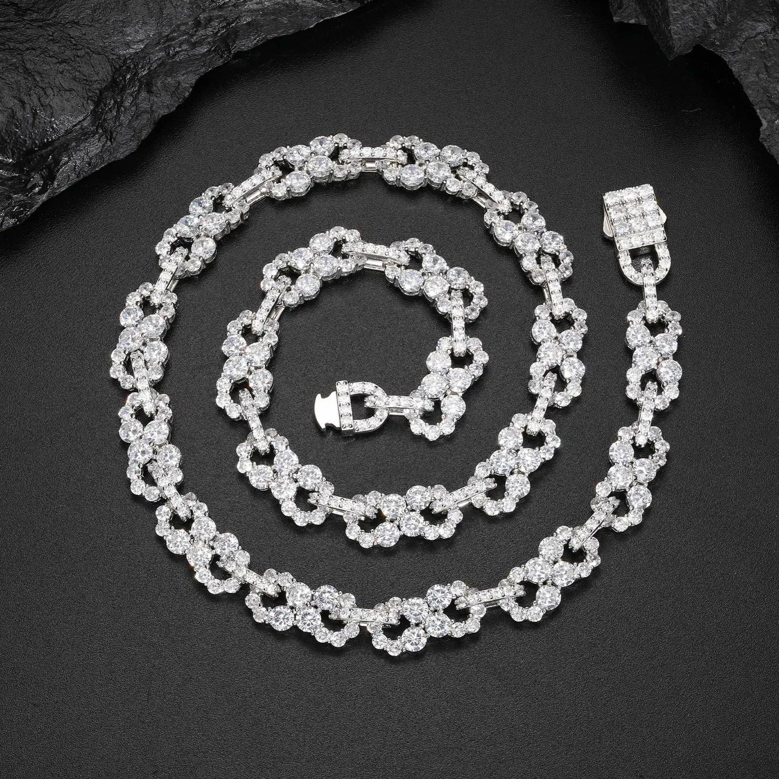 infinity silver necklace