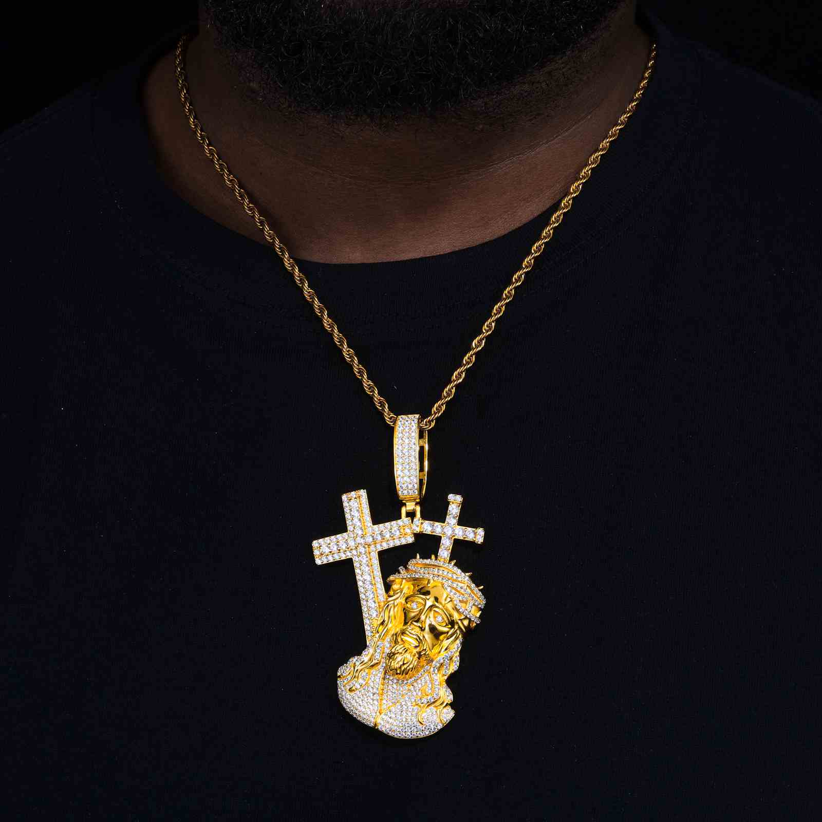 jesus christ cross necklace