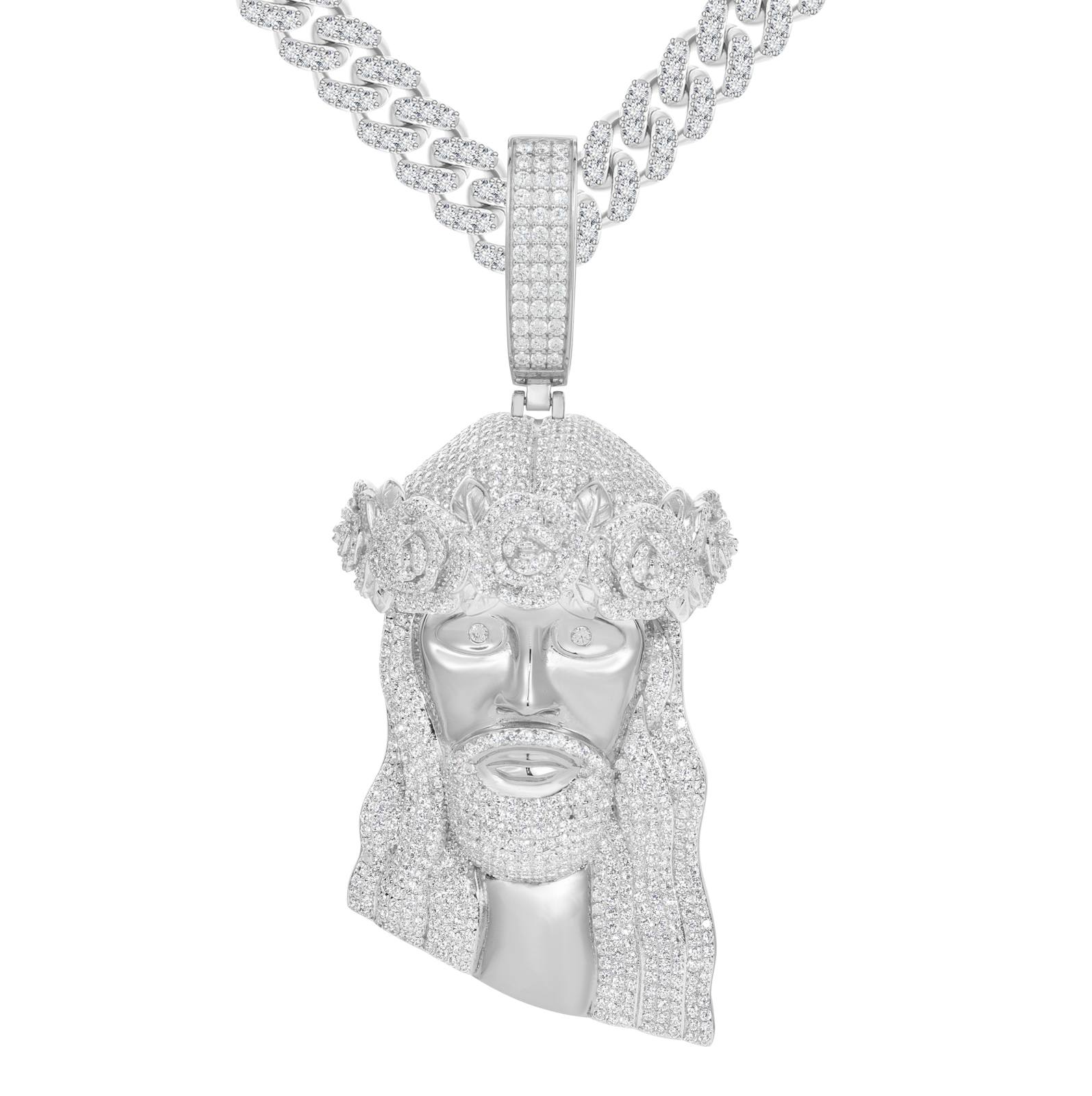 jesus piece chain 14k gold