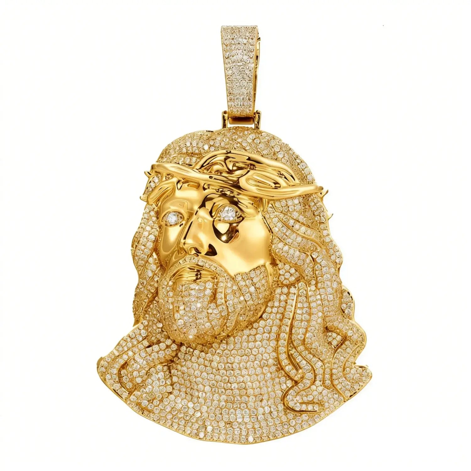 Oversize Luxurious Jesus Piece Pendant
