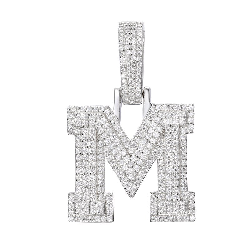 letter m pendant