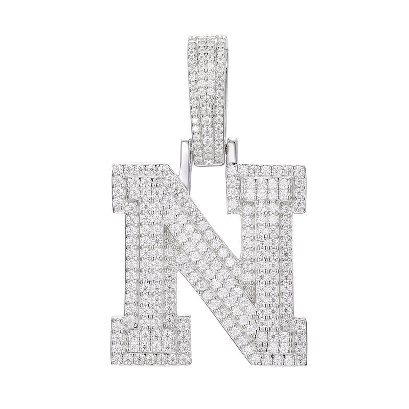 letter n pendant