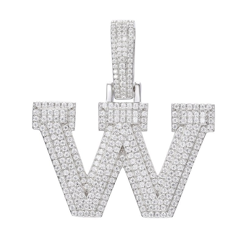 letter w pendant