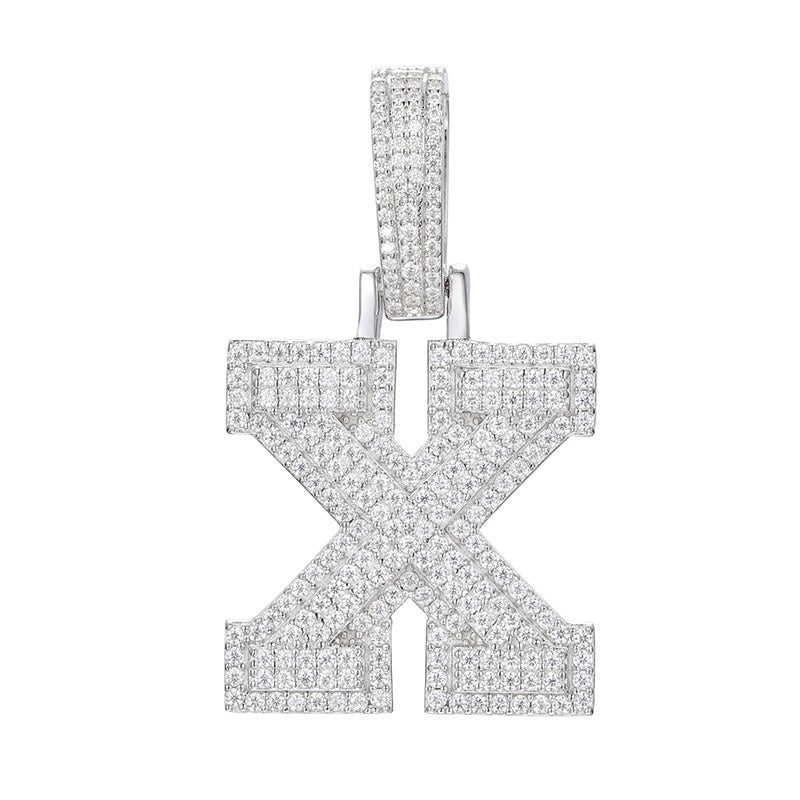 letter x pendant