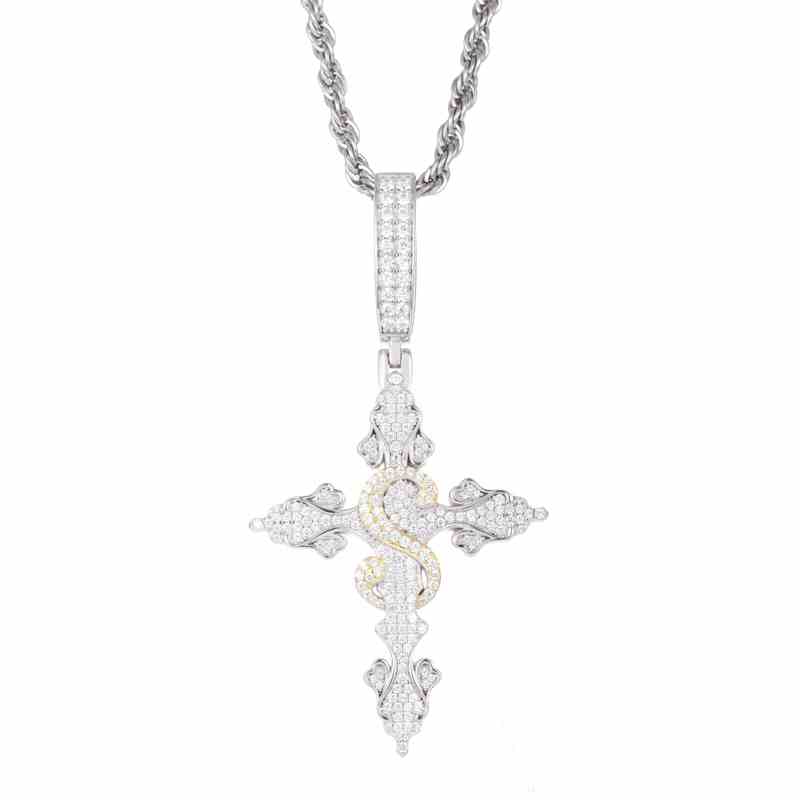 male cross necklace