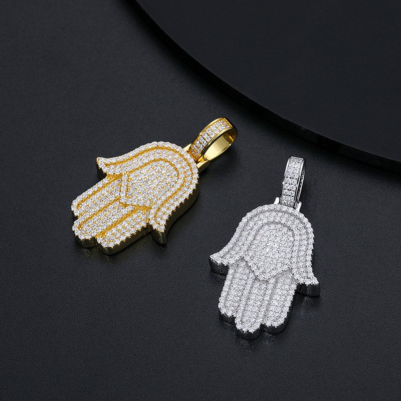 mens hamsa necklace