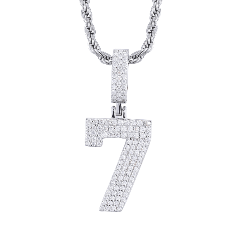 number 7 pendant