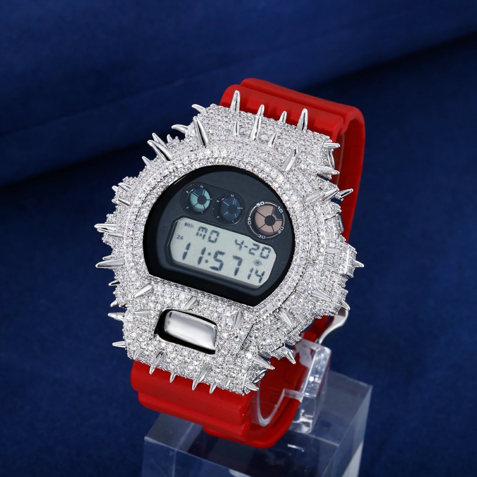 S925 Moissanite Thorns Watch Case - DW6900