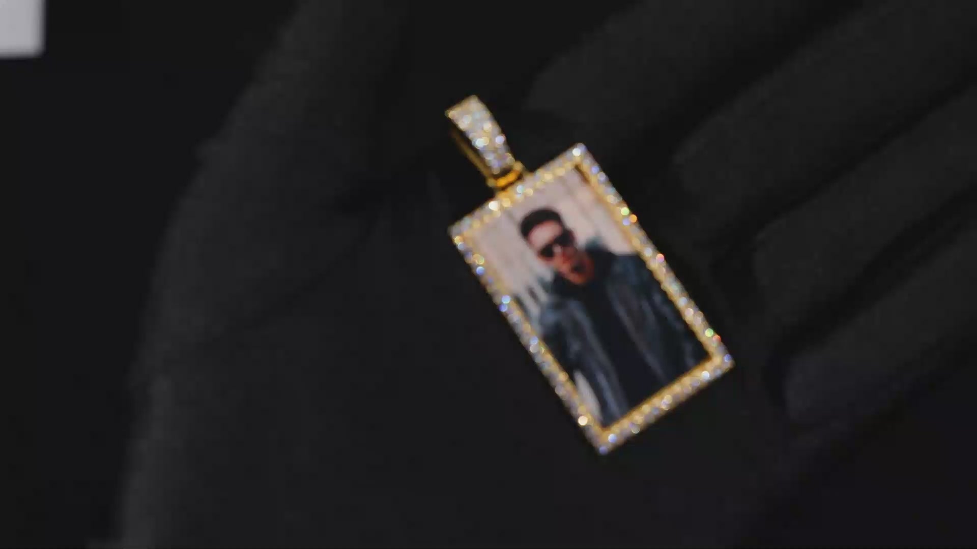 25mm Rectangle Custom Photo Pendant