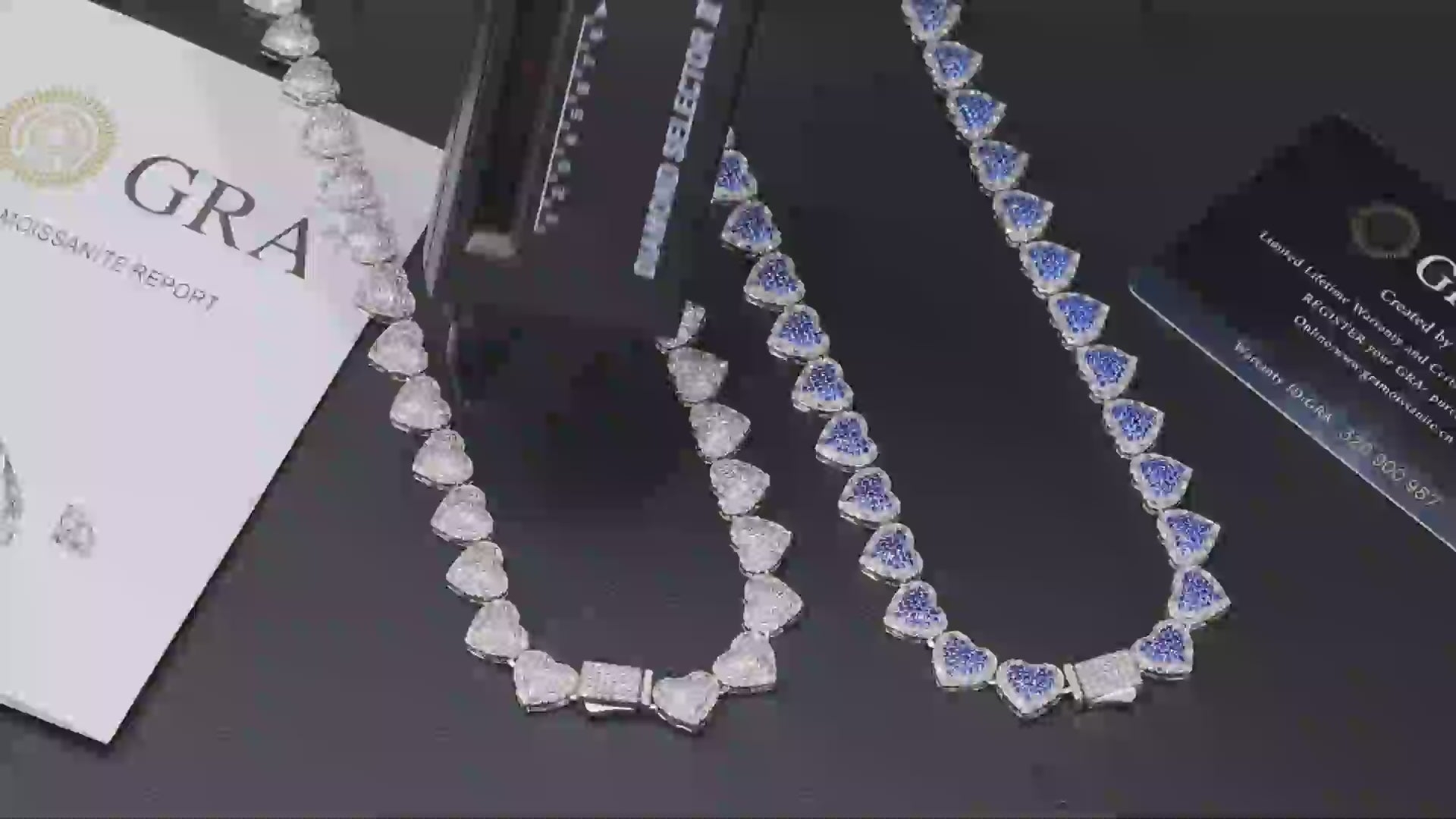 moissanite tennis chain