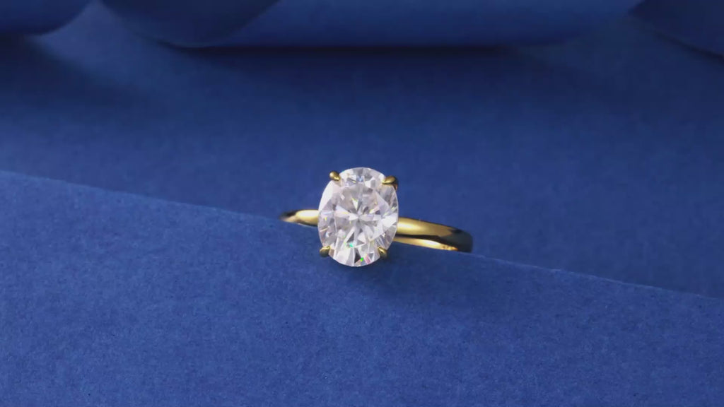 moissanite engagement rings